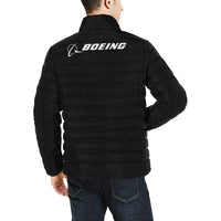 Thumbnail for BOEING Men's Stand Collar Padded Jacket e-joyer