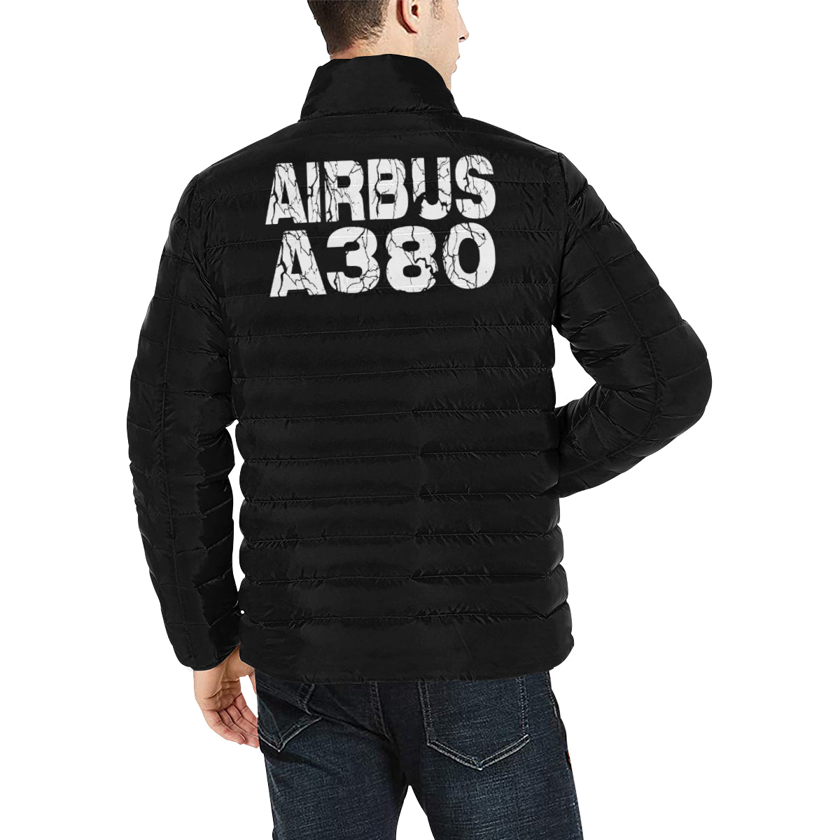 AIRBUS 380 Men's Stand Collar Padded Jacket e-joyer