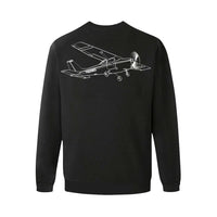 Thumbnail for CESSNA - 208 Men's Oversized Fleece Crew Sweatshirt e-joyer