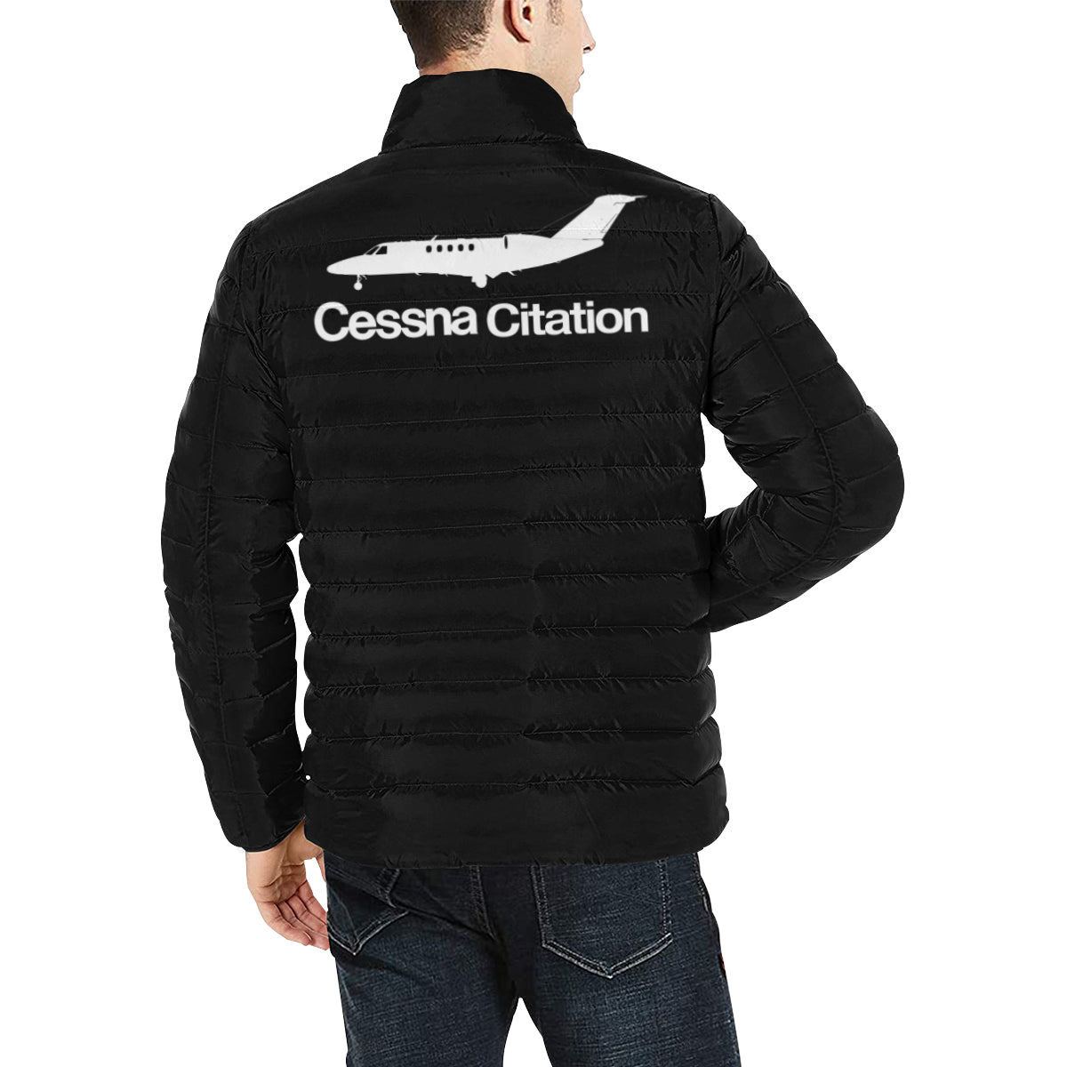 CESSNA - 565 Men's Stand Collar Padded Jacket e-joyer