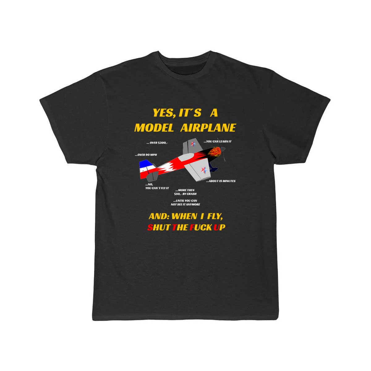 Model Building Pilot Airplane T-SHIRT THE AV8R