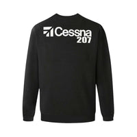 Thumbnail for CESSNA - 207 Men's Oversized Fleece Crew Sweatshirt e-joyer