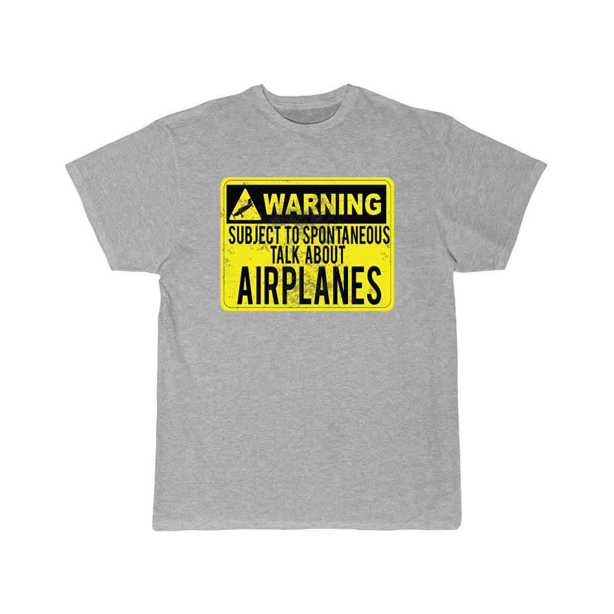 WARNING AIRPLANES T SHIRT THE AV8R