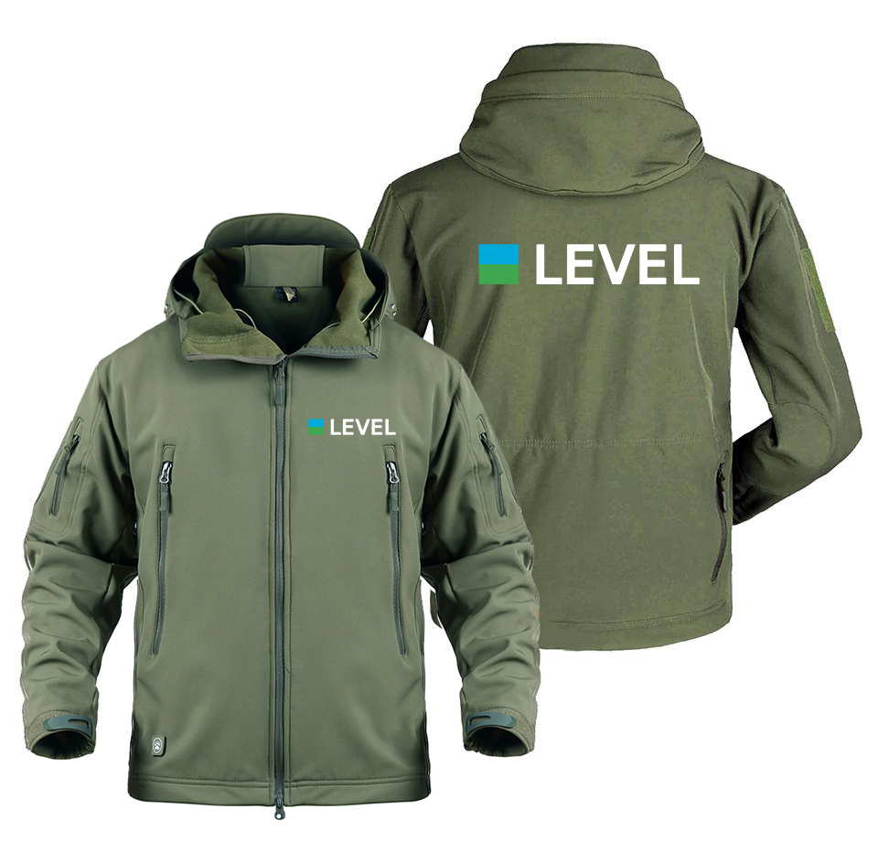 LEVEL AIRLINES DESIGNED MILITARY FLEECE THE AV8R