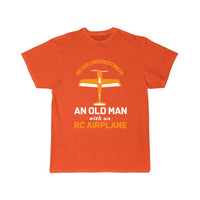 Thumbnail for Old Man With RC Airplane T-SHIRT THE AV8R