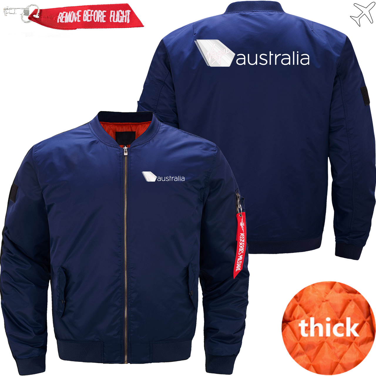 AUSTRALIA AIRLINES MA1 JACKET THE AV8R