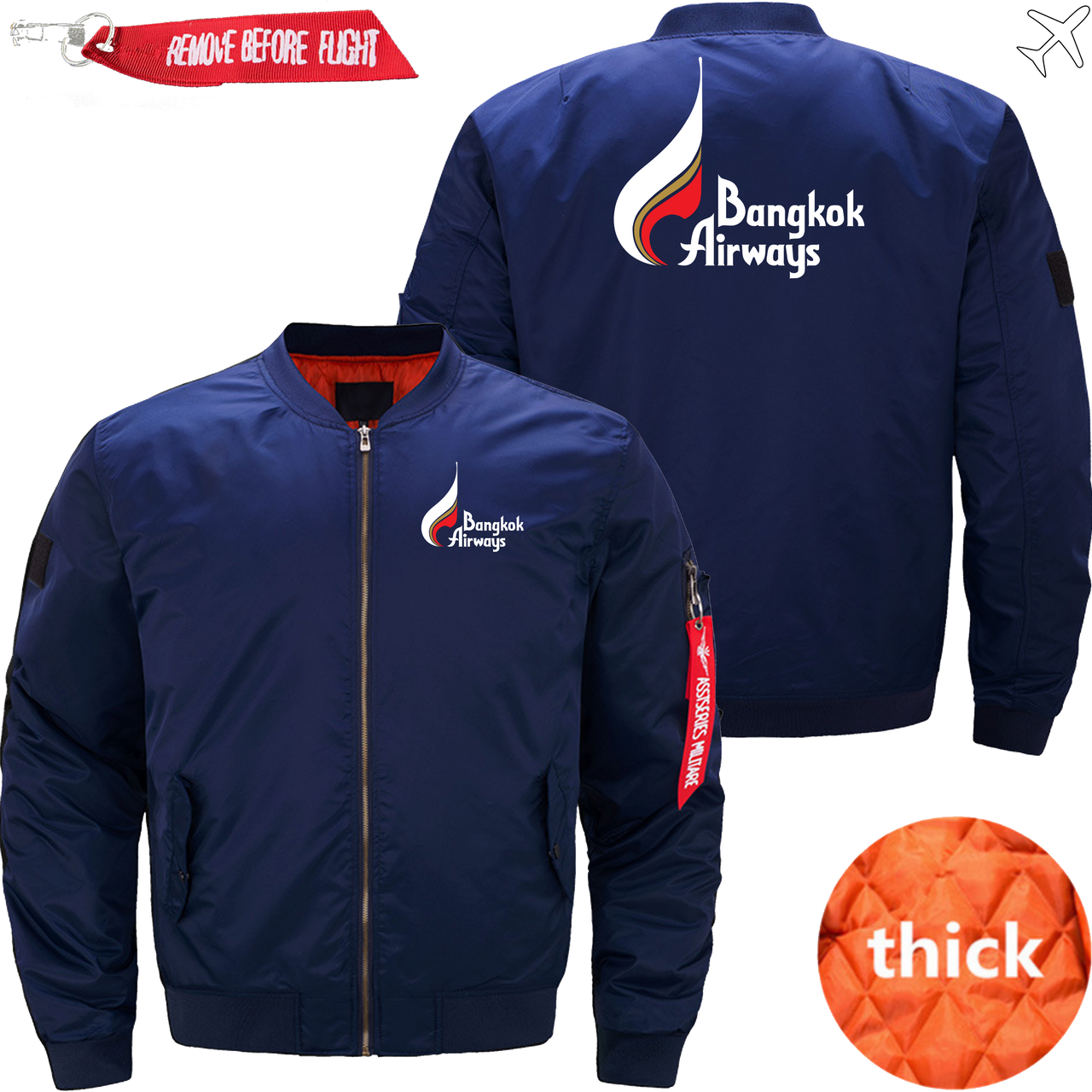 BANGKOK AIRLINES MA1 JACKET THE AV8R