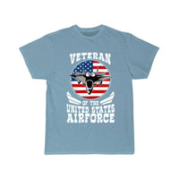 Thumbnail for Airforce US Flag Fighter Jet Patriotic Veteran  T Shirt THE AV8R