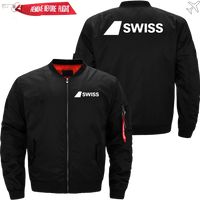 Thumbnail for SWISS AIRLINES MA1 JACKET THE AV8R