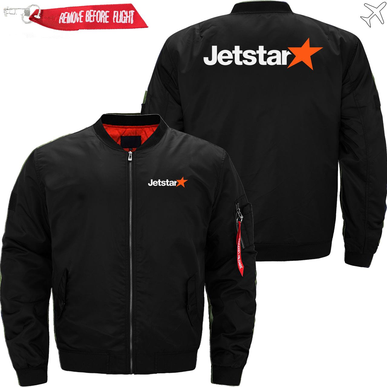 JETSTAR AIRLINES MA1 JACKET THE AV8R