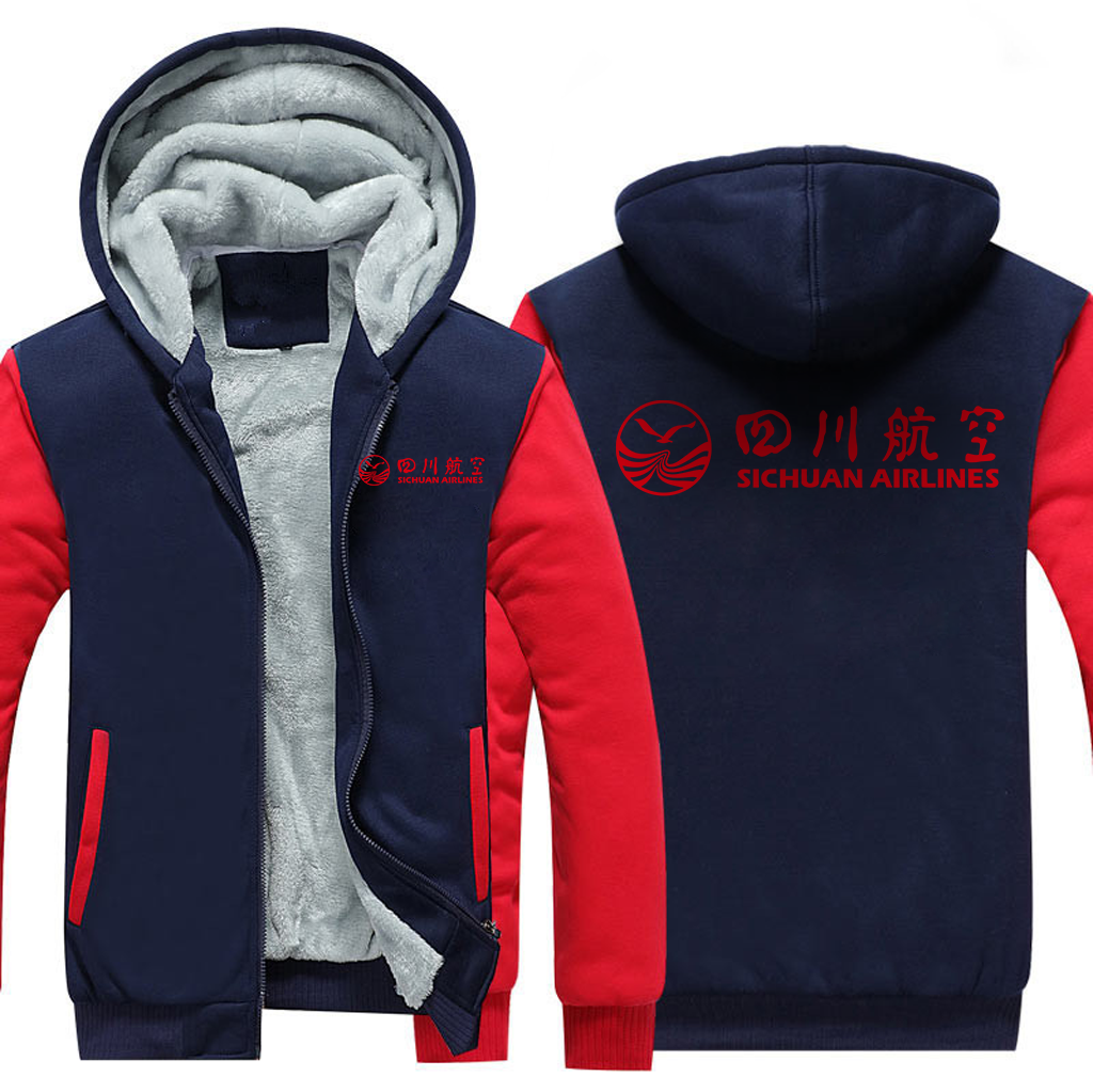 SICHUN AIRLINES  JACKETS FLEECE SWEATSHIRT