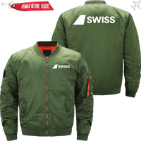 Thumbnail for SWISS AIRLINES MA1 JACKET THE AV8R