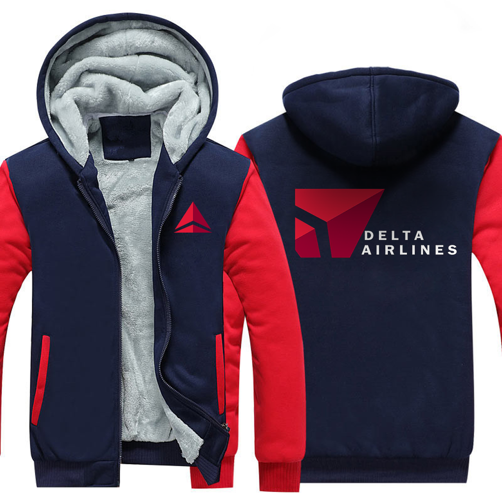 DELTA AIRLINES JACKEN FLEECE-SWEATSHIRT