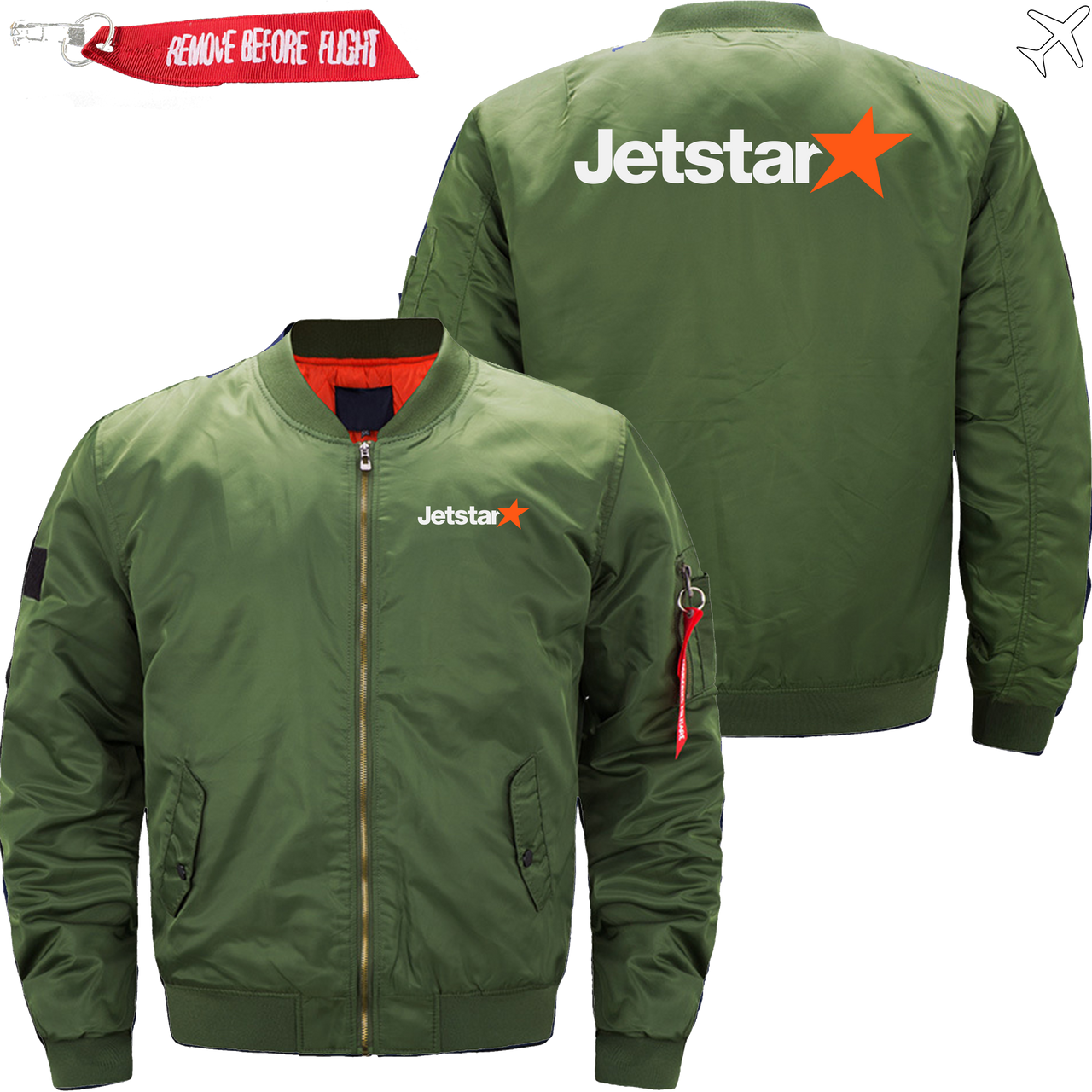 JETSTAR AIRLINES MA1 JACKET THE AV8R