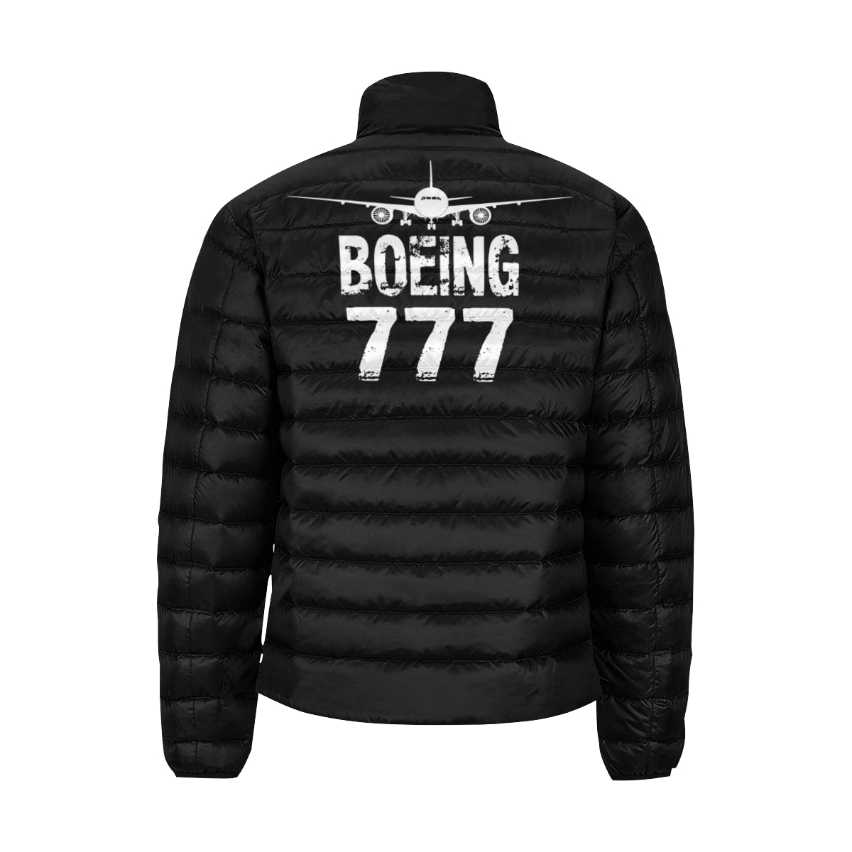 BOEING 777 Men's Stand Collar Padded Jacket e-joyer