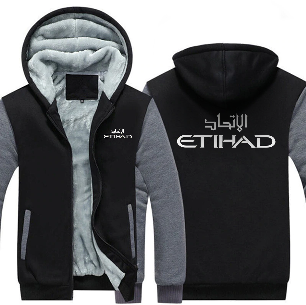 ETIHAD AIRLINES JACKEN FLEECE-SWEATSHIRT