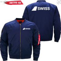 Thumbnail for SWISS AIRLINES MA1 JACKET THE AV8R