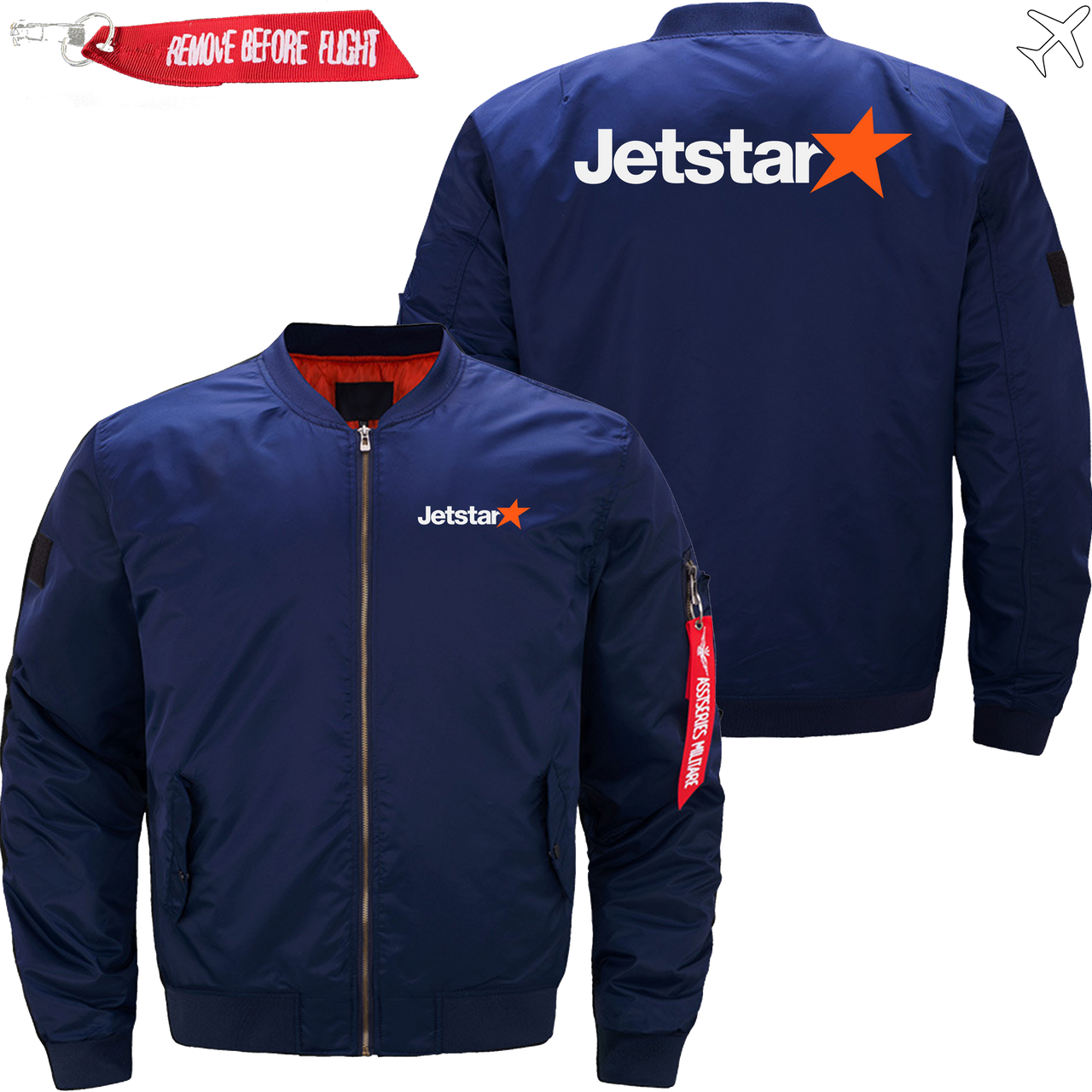 JETSTAR AIRLINES MA1 JACKET THE AV8R