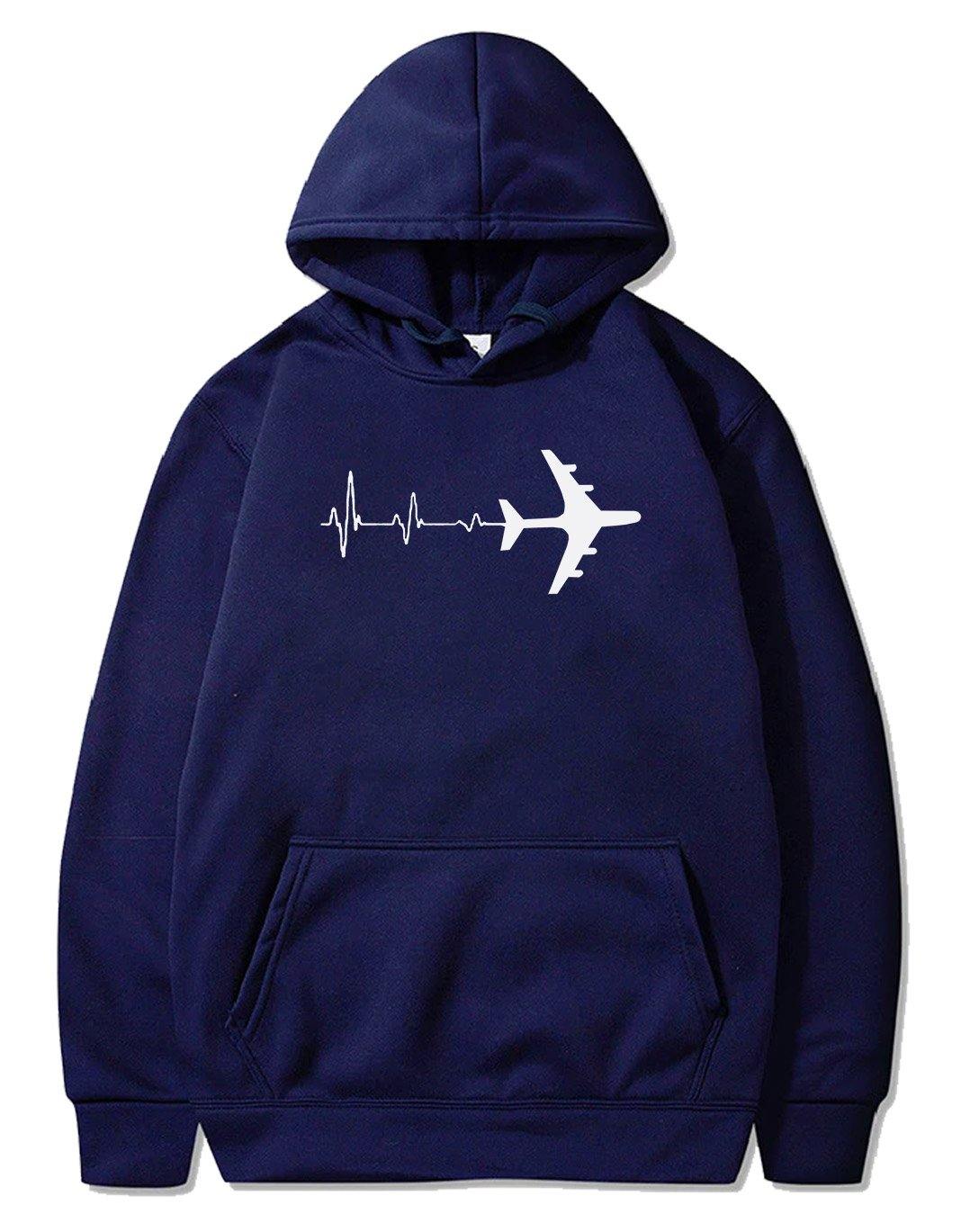 AVIATION HEARTBEAT DESIGNED PULLOVER THE AV8R