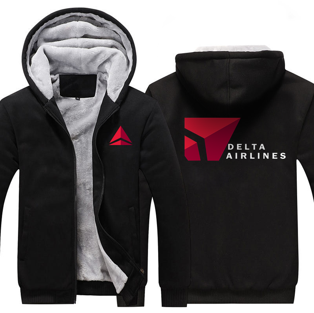 DELTA AIRLINES JACKEN FLEECE-SWEATSHIRT