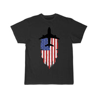 Thumbnail for USA Airplane Jet Fighter T Shirt THE AV8R