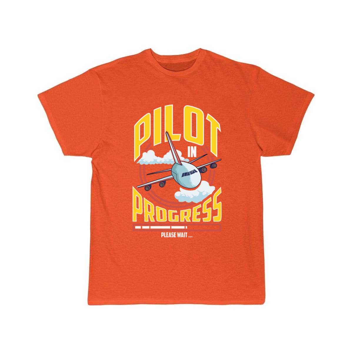 Funny Pilot In Progress Please Wait Airplane Pilot T-SHIRT THE AV8R