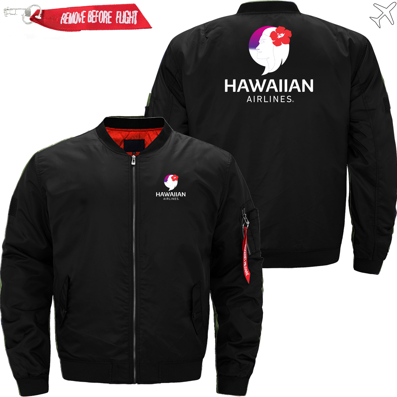 HAWAIIAN  AIRLINES MA1 JACKET THE AV8R