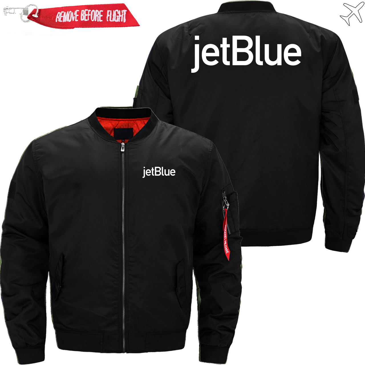 JETBLUE AIRLINES MA1 JACKET THE AV8R