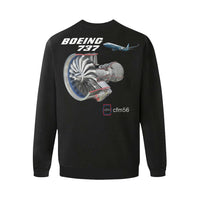 Thumbnail for BOEING 737 Men's Oversized Fleece Crew Sweatshirt e-joyer