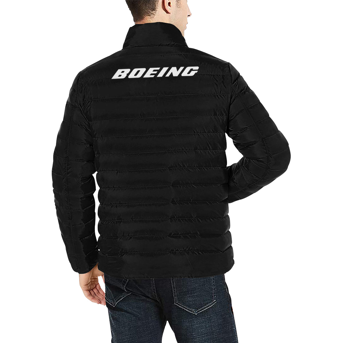 BOEING Men's Stand Collar Padded Jacket e-joyer