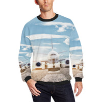 Thumbnail for HOODIE - 69 Men's Oversized Fleece Crew Sweatshirt e-joyer