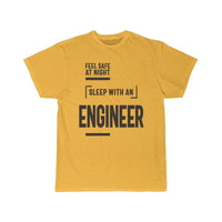 Thumbnail for Feel Safe at Night Sleep With an Engineer  T-Shirt THE AV8R