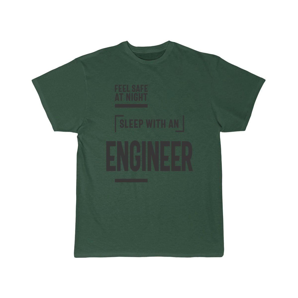 Feel Safe at Night Sleep With an Engineer  T-Shirt THE AV8R