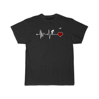 Thumbnail for Plane Spotter Heartbeat Red Heart T-SHIRT THE AV8R