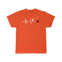 Thumbnail for Plane Spotter Heartbeat Red Heart T-SHIRT THE AV8R