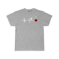 Thumbnail for Plane Spotter Heartbeat Red Heart T-SHIRT THE AV8R