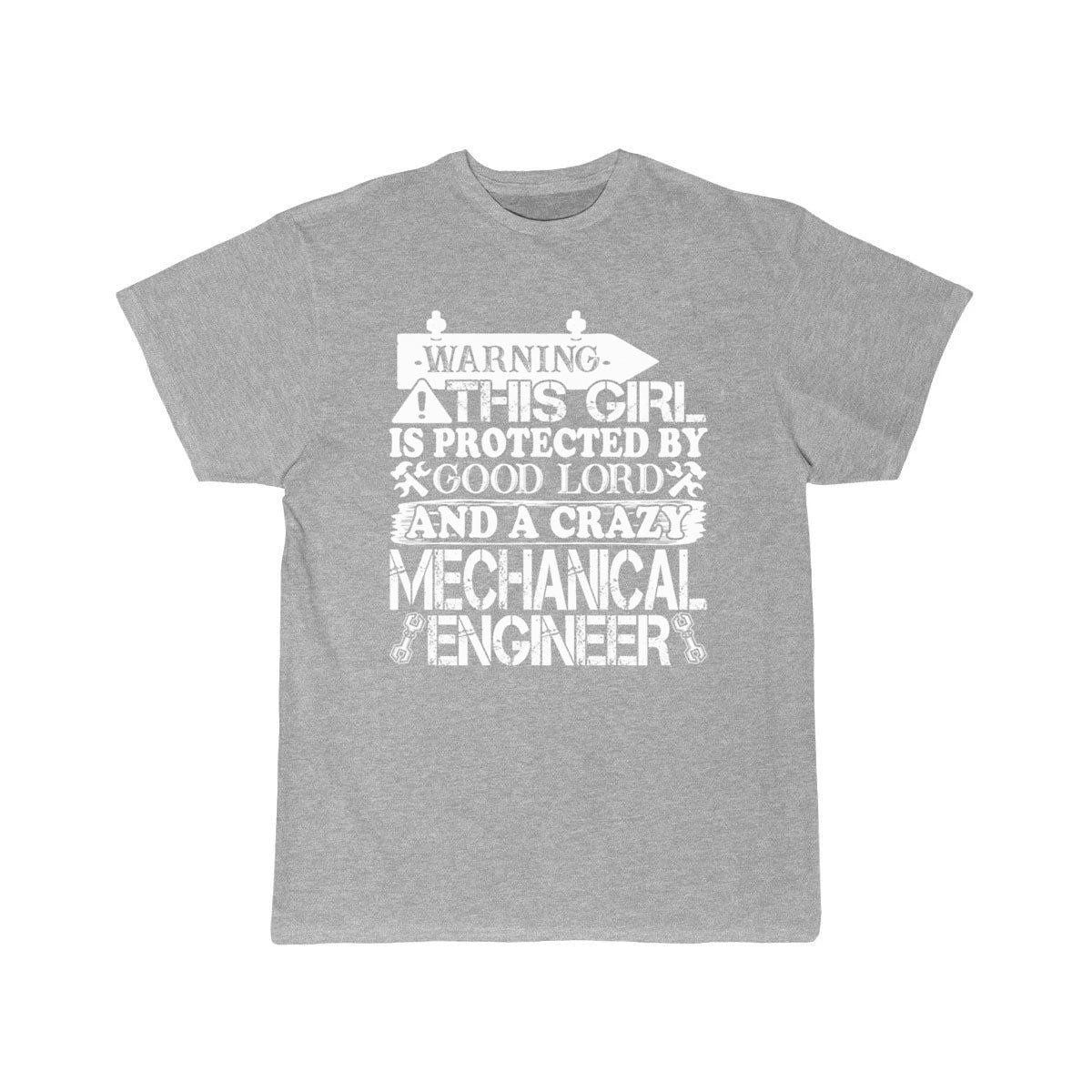 Protected By Crazy Mechanical Engineer T-Shirt THE AV8R