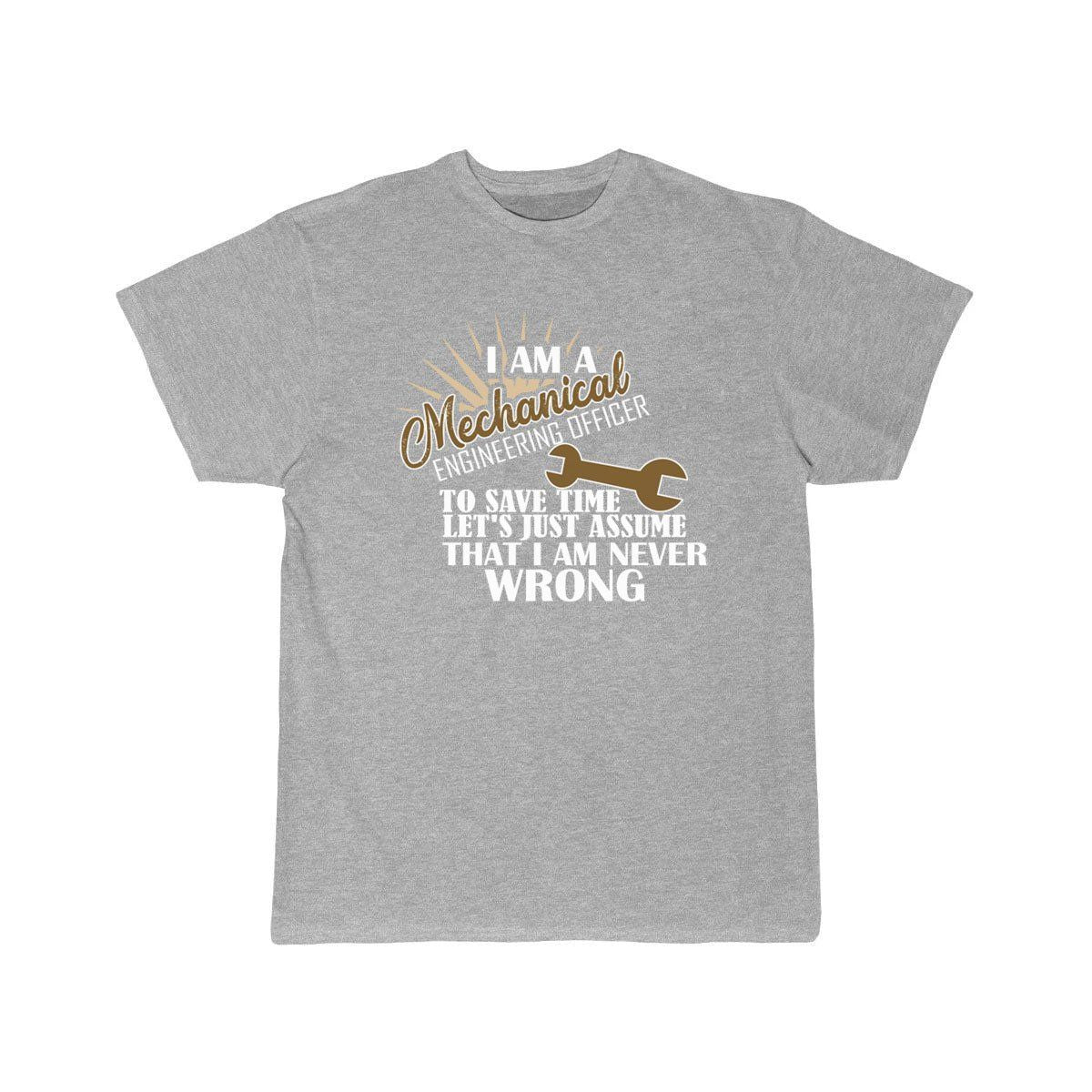 Mechanical Engineering Officer - I Am A  T-Shirt THE AV8R