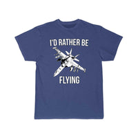 Thumbnail for I'd rather be flying fighter jet T Shirt THE AV8R