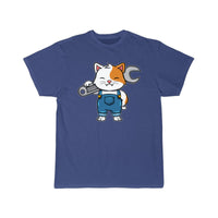 Thumbnail for Mechanical Engineer Mechanic Cat With A Wrench  T-Shirt THE AV8R