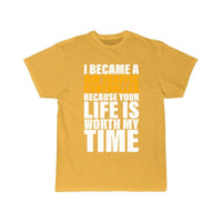 Thumbnail for Your Life Is Worth My Time Air Traffic Controller T-SHIRT THE AV8R