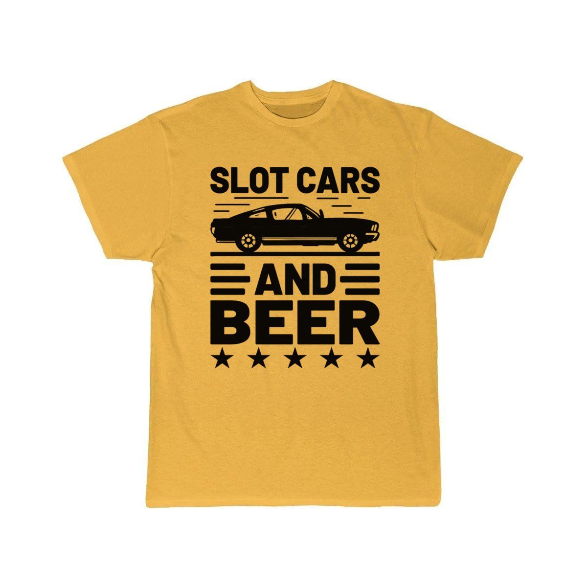 Slot Car Racing Nostalgic Muscle Car Project Car  T-Shirt THE AV8R