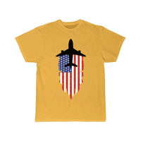 Thumbnail for USA Airplane Jet Fighter T Shirt THE AV8R