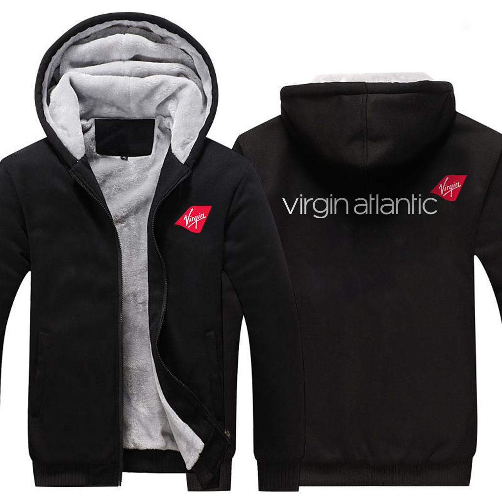 VIRGIN ATLANTIC AIRLINES  JACKETS FLEECE SWEATSHIRT