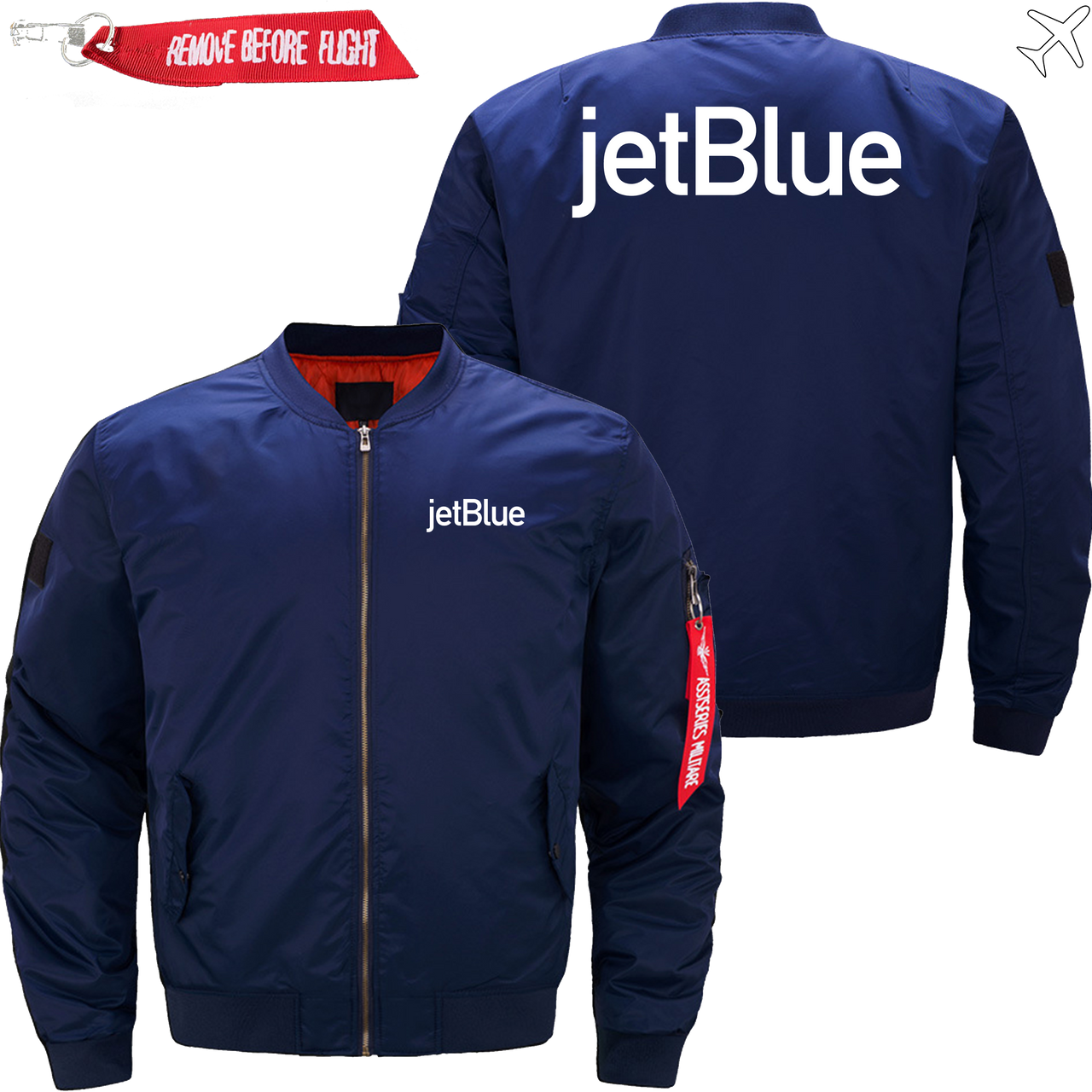 JETBLUE AIRLINES MA1 JACKET THE AV8R