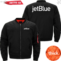 Thumbnail for JETBLUE AIRLINES MA1 JACKET THE AV8R