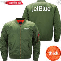 Thumbnail for JETBLUE AIRLINES MA1 JACKET THE AV8R