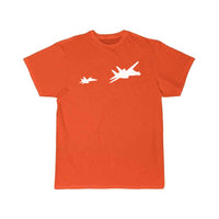 Thumbnail for Two fighter jets fight design T Shirt THE AV8R