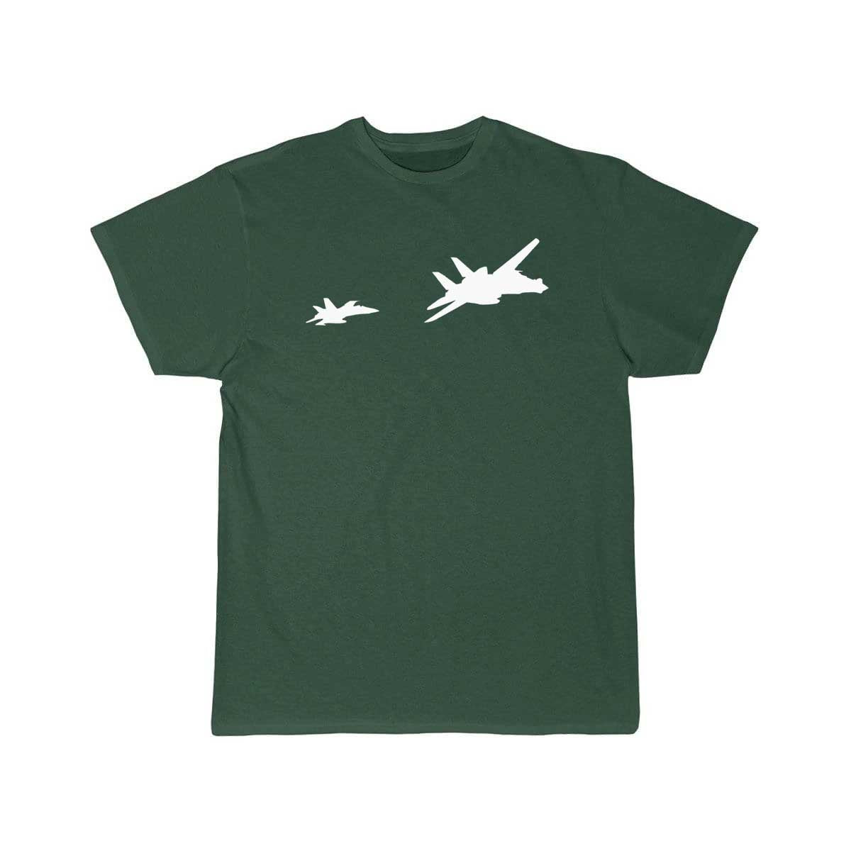 Two fighter jets fight design T Shirt THE AV8R