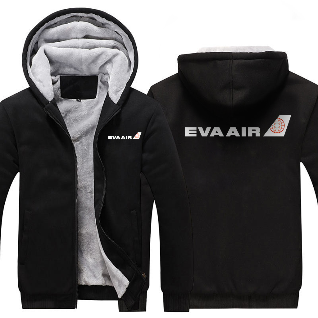 EVAAIR AIRLINES JACKEN FLEECE-SWEATSHIRT